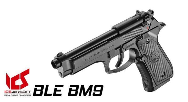 ICS BM9 M9 手槍 ICS Airsoft, ICS AEG, ICS 空氣軟槍, AEG 電動槍, 分離式 Gearbox, ICS M4