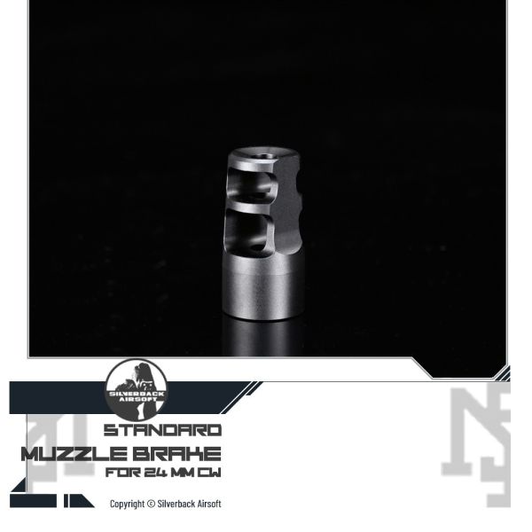 Silverback Muzzle Brake (24 mm CW) Silverback,SBA,SRS,TAC-41,Muzzle Brake,24 mm CW