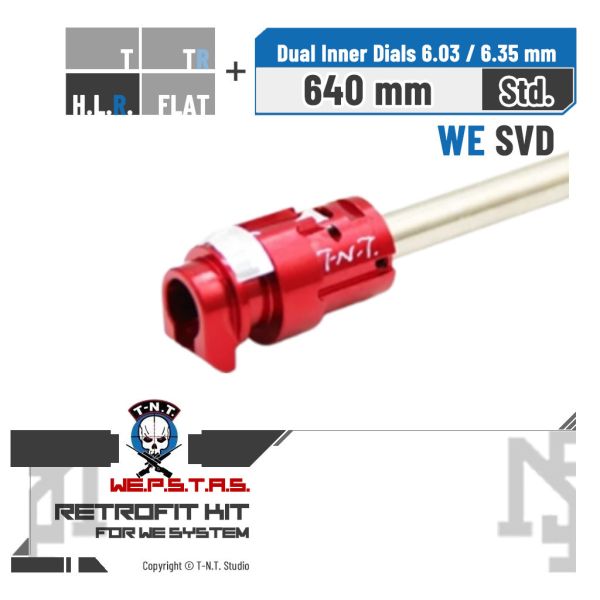 T-N.T. APS-X HOP-UP System WEPSTAS WE System Std. Retrofit Kit (230mm - 640mm) T-N.T.,APS-X HOP-UP System,WEPSTAS,WE,Std.,Retrofit Kit