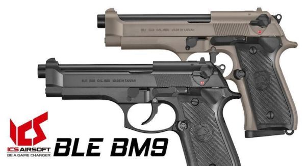ICS BM9 M9 手槍 ICS Airsoft, ICS AEG, ICS 空氣軟槍, AEG 電動槍, 分離式 Gearbox, ICS M4