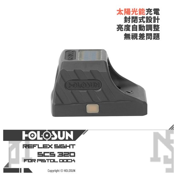 HOLOSUN SCS 320 Reflex Sight (Green) HOLOSUN,SCS 320,Reflex Sight,Green,DPP,P320