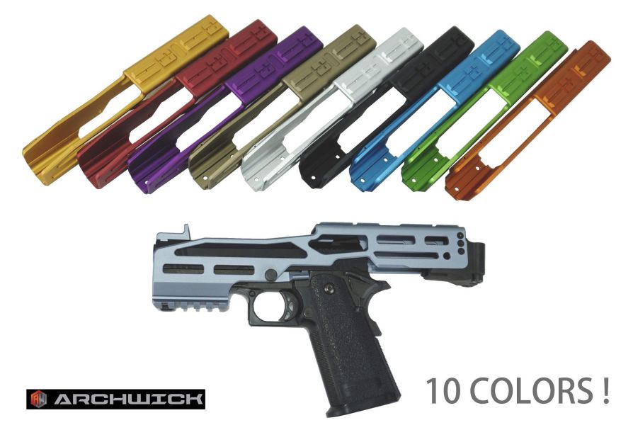 ArchwickArchwick CNC Hicapa PCC衝鋒套件 AW-PCC-002 ARCHWICK PCC HICAPA, Hi-Capa 轉卡賓, PCC 衝鋒套件, HiCapa Carbine Kit, Hi-Capa 改裝, Airsoft PCC Kit