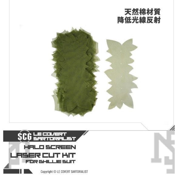 SCG x LE COVERT SARTORIALIST HALO SCREEN Reflectance Management Kit (Std. / Small) SCG,LE COVERT,SARTORIALIST,HALO SCREEN ,Reflectance Management,Laser cut