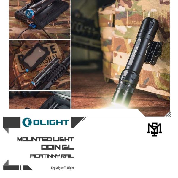 OLIGHT ODIN GL Tactical Flashlight OLIGHT,ODIN,GL,Tactical Light,picatinny,rail