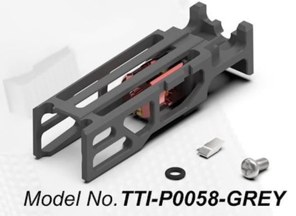 TTI WE G17 CNC 7075鋁合金零阻力輕量化灰色飛機座 TTI,INFINITY,AAP01,AAP01C,One-piece,Aluminum,TDC,HOP-UP Chamber,YMS AIRSOFT,YMS,AIRSOFT,YAMASHUN,TAIWAN AIRSOFT,AIRSOFT TAIWAN,亞瑪順,生存遊戲