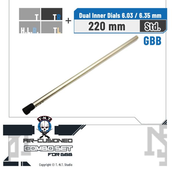 T-N.T. APS-X HOP-UP System GBB [標準] 管皮升級組 (220 mm + T-HOP/TR-HOP/HLR-HOP/TL-HOP) T-N.T.,APS-X HOP-UP System,GBB,標準,管皮升級組,精密管,內管,HOP皮,220 mm,T-HOP,TR-HOP,HLR-HOP,TL-HOP,YMS AIRSOFT,YMS,AIRSOFT,YAMASHUN,TAIWAN AIRSOFT,AIRSOFT TAIWAN,亞瑪順,生存遊戲