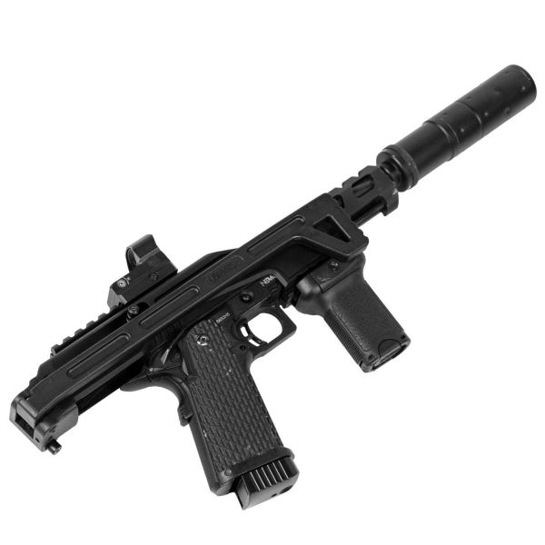 NOVRITSCH SSP5用卡賓 衝鋒 套件 Hi Capa Carbine Kit, 手槍轉SMG, PCC套件, SSP5, SSP1, GBB改裝, 輕量卡賓, airsoft SMG, YMS