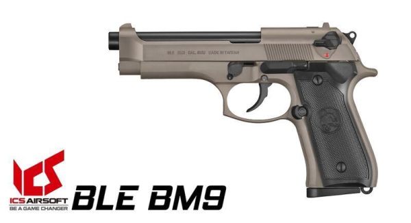 ICS BM9 M9 手槍 ICS Airsoft, ICS AEG, ICS 空氣軟槍, AEG 電動槍, 分離式 Gearbox, ICS M4