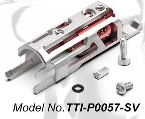 TTI CNC 7075鋁合金零阻力輕量化CAPA銀色飛機座 TTI,INFINITY,AAP01,AAP01C,One-piece,Aluminum,TDC,HOP-UP Chamber,YMS AIRSOFT,YMS,AIRSOFT,YAMASHUN,TAIWAN AIRSOFT,AIRSOFT TAIWAN,亞瑪順,生存遊戲