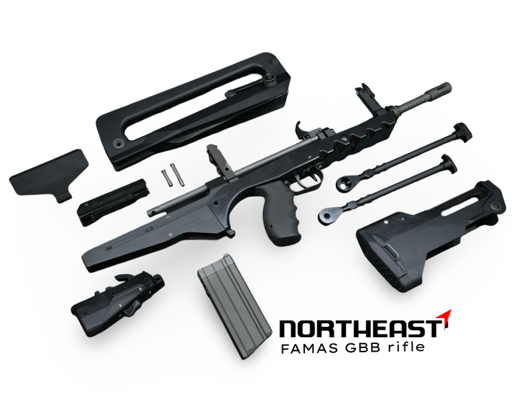 NORTHEAST 東北製作所 - FAMAS F1 GBB氣動槍 FAMAS F1 GBB 氣動槍 預購, 鋼火控 氣動槍, 仿真長槍 購買, FAMAS GBB 台灣, 戰術氣動槍, 露天市集 長槍