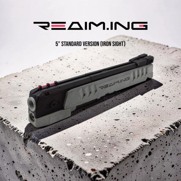 莫比烏斯 5 吋 3D列印 Hi Capa上槍身套件組  Hi Capa, 上槍身, 滑套套件, 3D列印滑套, TDC Hop, IPSC, 氣槍改裝, 競技手槍, MÖBIUS, YMS