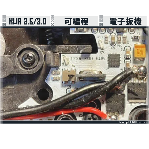 T238 "Rhino" Programmable DTU/ETU Electric Trigger Unit (For KWA 2.5 / 3.0) T238,Rhino,Programmable,ETU,KWA,YMS AIRSOFT,YMS,AIRSOFT,YAMASHUN,TAIWAN AIRSOFT,AIRSOFT TAIWAN,亞瑪順,生存遊戲