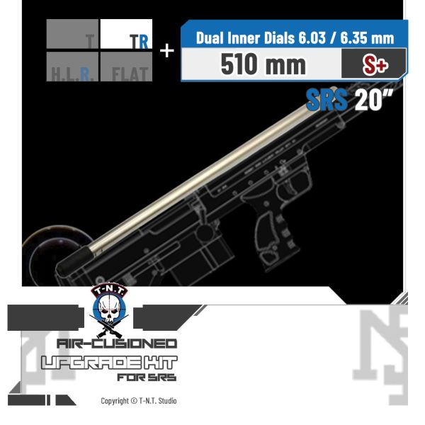 T-N.T. APS-X HOP-UP System SRS 20" S+ Upgrade Kit (510 mm) T-N.T.,APS-X HOP-UP System,SRS,20",S+,Upgrade Kit,inner barrel,HOP bucking,510 mm