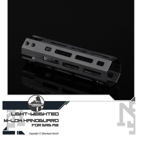 Silverback SRS A2 Polymer M-LOK Handguard (Black) Silverback,SBA,SRS A2,Polymer,M-LOK,Handguard,Black,SBA-HDG-07BK