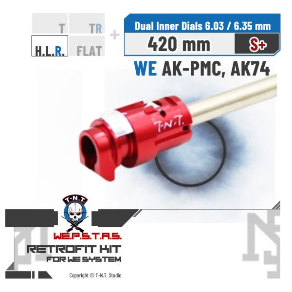 T-N.T. APS-X HOP-UP System WEPSTAS WE System S+ Retrofit Kit (230mm - 640mm) T-N.T.,APS-X HOP-UP System,WEPSTAS,WE,S+,Retrofit Kit