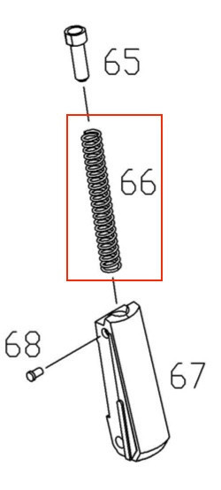 KJWORKS KP-19 原廠零件 #66 KJWORKS KP-19 原廠零件,YMS