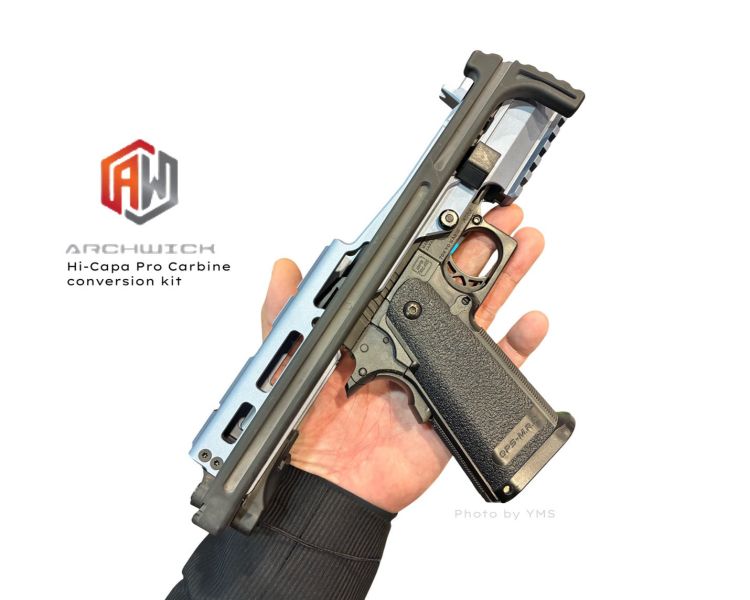 ArchwickArchwick CNC Hicapa PCC衝鋒套件 AW-PCC-002 ARCHWICK PCC HICAPA, Hi-Capa 轉卡賓, PCC 衝鋒套件, HiCapa Carbine Kit, Hi-Capa 改裝, Airsoft PCC Kit