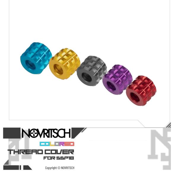 NOVRITSCH SSP18 / SSE18 Custom Colour Thread Cover (Blue/Gold/Grey/Purple/Red) NOVRITSCH,SSP18,SSE18,Custom,Thread Cover,Blue,Gold,Grey,Purple,Red,YMS AIRSOFT,YMS,AIRSOFT,YAMASHUN,TAIWAN AIRSOFT,AIRSOFT TAIWAN,亞瑪順,生存遊戲