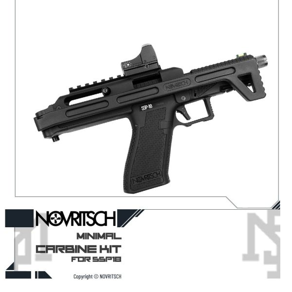 NOVRITSCH SSP18 Minimal Carbine Kit NOVRITSCH,SSP18,Glock,G17,G18,Minimal Carbine Kit,YMS AIRSOFT,YMS,AIRSOFT,YAMASHUN,TAIWAN AIRSOFT,AIRSOFT TAIWAN,亞瑪順,生存遊戲