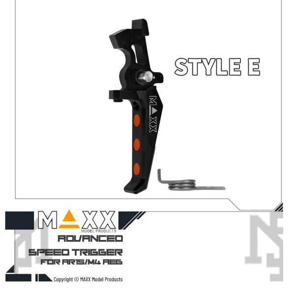 MAXX AEG Style E Advanced Speed Trigger (Black) MAXX,AEG,Style E,Advanced,Speed Trigger,Black