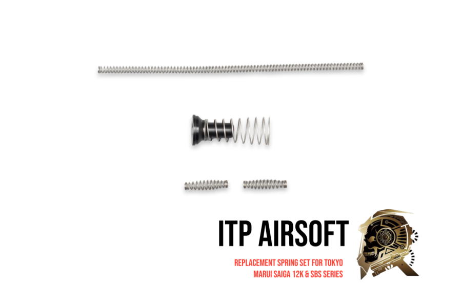 ITP for Tokyo Marui Saiga 12K / SBS 系列 專用強化替換飛鏢彈簧組 
