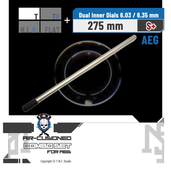 T-N.T. APS-X HOP-UP System AEG S+ Upgrade Kit (275 mm) T-N.T.,APS-X HOP-UP System,AEG,S+,Upgrade Kit,inner barrel,HOP bucking,275 mm