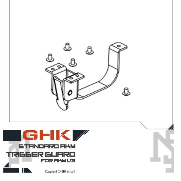 GHK AKM V3 扳機護弓組 GHK,AK,AK-47,AK-74,AKM,AKM V3