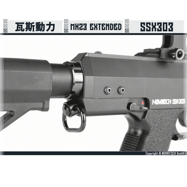 NOVRITSCH The SSX303 靜音 直壓 瓦斯步槍 NOVRITSCH,The SSX303,MK23,SSX23,靜音,瓦斯,NBB,步槍,YMS AIRSOFT,YMS,AIRSOFT,YAMASHUN,TAIWAN AIRSOFT,AIRSOFT TAIWAN,亞瑪順,生存遊戲