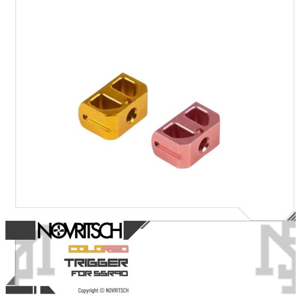 NOVRITSCH SSR90 Custom Trigger (Gold, Pink) NOVRITSCH,SSR90,FN Herstal,P90,Custom,trigger,Gold,Pink