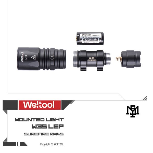 WELTOOL W35 LEP Tactical Light WELTOOL,W35,LEP,Tactical Light