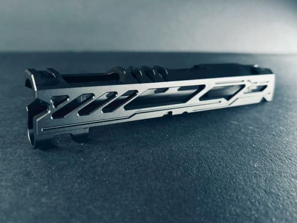 Dr.Black Hi-capaTYPE-Y 4.3 CNC輕量化鋁合金滑套 Dr.Black Hi-capaTYPE-Y 4.3 CNC輕量化鋁合金滑套,YMS AIRSOFT,YMS,AIRSOFT,YAMASHUN,TAIWAN AIRSOFT,AIRSOFT TAIWAN,亞瑪順,生存遊戲