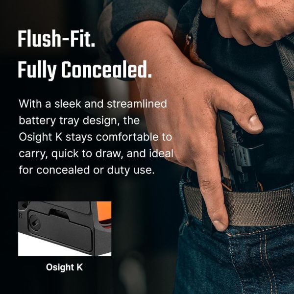 Olight OSIGHT K 6 MOA 內紅點瞄準鏡 Osight K, 紅點瞄具, RMSc Footprint, 6 MOA, Olight, RMR紅點, 手槍紅點, GBB紅點, IPSC瞄具, YMS