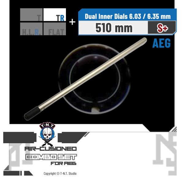 T-N.T. APS-X HOP-UP System AEG 日蝕 管皮升級組 (510 mm + T-HOP, TR-HOP) T-N.T.,APS-X HOP-UP System,AEG,日蝕,管皮升級組,精密管,內管,HOP皮,510 mm,T-HOP,TR-HOP