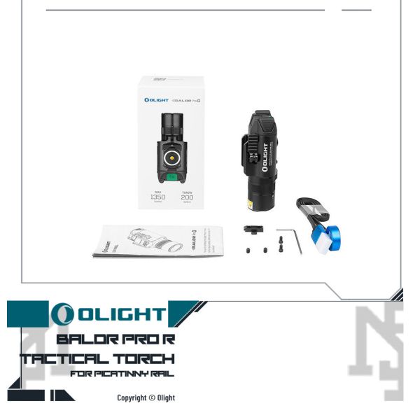 OLIGHT BALDR PRO R Tactical Light (Black) OLIGHT,BALDR,PRO R,Tactical Light,Black,YMS AIRSOFT,YMS,AIRSOFT,YAMASHUN,TAIWAN AIRSOFT,AIRSOFT TAIWAN,亞瑪順,生存遊戲