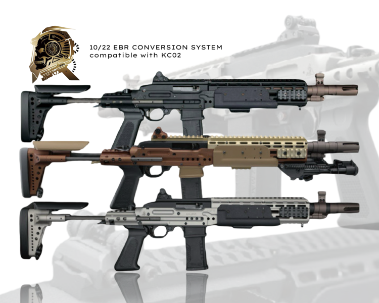 ITP 10/22 EBR 轉換套件 for KJ kc02 GBB 10/22EBR,KC02改裝,EBR套件,KC02升級,CNC機匣,MLOK,DMR,14mmCCW,Airsoft改裝