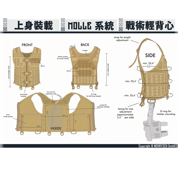 NOVRITSCH Tactical Vest 1.0 (Everglade/ACP/ACP Tropic/Flecktarn/Kreuzotter) NOVRITSCH,Molle,Tactical Vest 1.0,YMS AIRSOFT,YMS,AIRSOFT,YAMASHUN,TAIWAN AIRSOFT,AIRSOFT TAIWAN,亞瑪順,生存遊戲