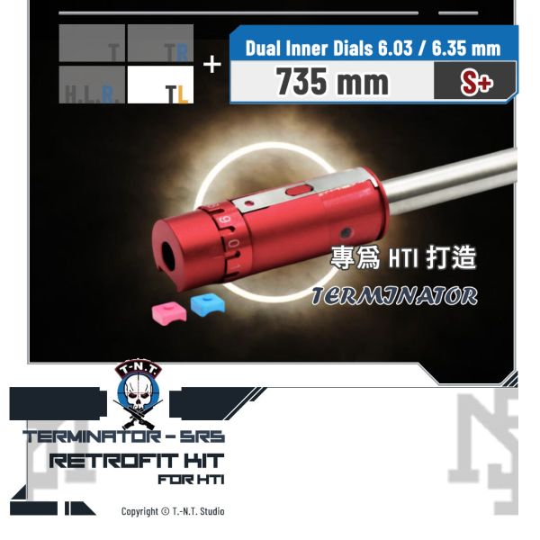 T-N.T. "TERMINATOR" HTI [S+] Retrofit Kit (735 mm) T-N.T.,TERMINATOR,HTI,S+,Retrofit Kit,735 mm,TL-HOP,YMS AIRSOFT,YMS,AIRSOFT,YAMASHUN,TAIWAN AIRSOFT,AIRSOFT TAIWAN,亞瑪順,生存遊戲