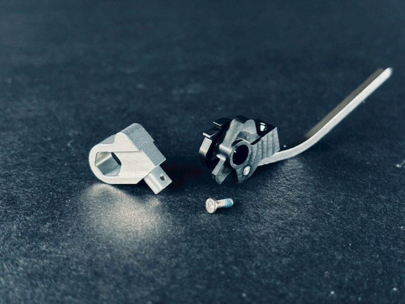 Dr.Black Type1-PRO-銀色 Hi-capa 擊錘組 Dr. Black,Hi-capa,5.1",螺旋式,簍空,短行程,覆進簧導桿,套筒,YMS AIRSOFT,YMS,AIRSOFT,YAMASHUN,TAIWAN AIRSOFT,AIRSOFT TAIWAN,亞瑪順,生存遊戲