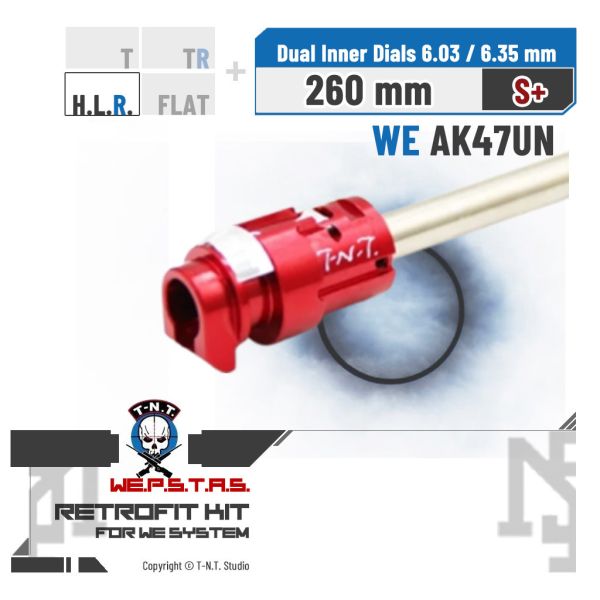 T-N.T. APS-X HOP-UP System WEPSTAS WE System S+ Retrofit Kit (230mm - 640mm) T-N.T.,APS-X HOP-UP System,WEPSTAS,WE,S+,Retrofit Kit
