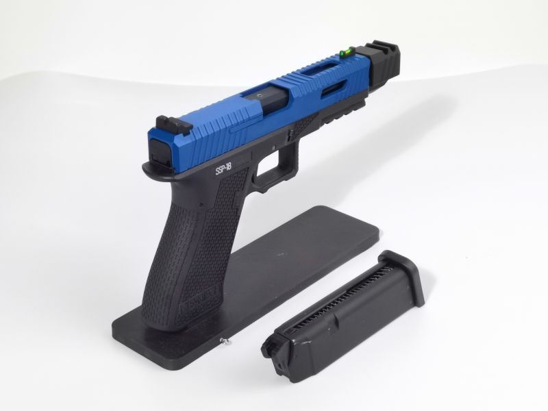 [展示槍][出清] NOVRITSCH SSP18 (藍色滑套) [展示槍][出清] 展示槍,出清,YMS AIRSOFT,YMS,AIRSOFT,YAMASHUN,TAIWAN AIRSOFT,AIRSOFT TAIWAN,亞瑪順,生存遊戲