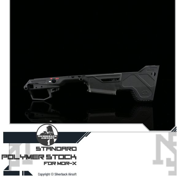 Silverback MDR-X Polymer Stock (FDE, Black) Silverback,SBA,MDR-X,Polymer Stock,Black,FDE
