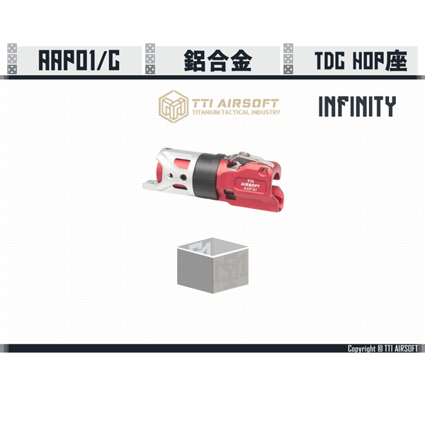 TTI INFINITY AAP01/AAP01C One-piece Aluminum TDC HOP-UP Chamber (Red) TTI,INFINITY,AAP01,AAP01C,One-piece,Aluminum,TDC,HOP-UP Chamber,YMS AIRSOFT,YMS,AIRSOFT,YAMASHUN,TAIWAN AIRSOFT,AIRSOFT TAIWAN,亞瑪順,生存遊戲