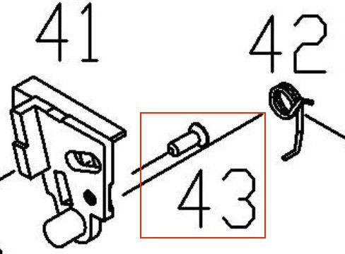 KJWORKS KP-19 原廠零件 #43 KJWORKS KP-19 原廠零件,YMS