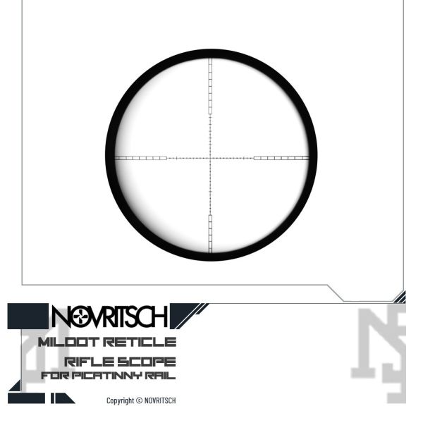 NOVRITSCH 原廠 第二代 Mk2 狙擊鏡組 (包含鏡座) NOVRITSCH,Mk2,狙擊鏡,3-9倍