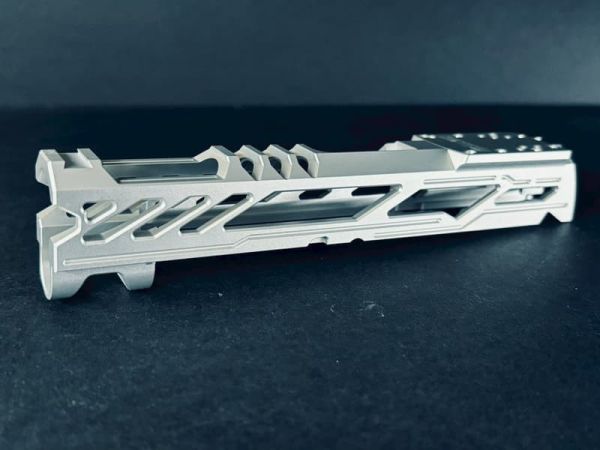 Dr.Black Hi-capaTYPE-Y-MOS 4.3 CNC輕量化鋁合金紅點座滑套 DR.BLACK 4.3 Type-Y, Hi-Capa 4.3 CNC 滑套, Hi-Capa 改裝, Hi-Capa 4.3 Type Y Slide, Airsoft Hi-Capa 滑套