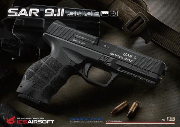 ICS SAR9 2代  SARSILMAZ授權 ICS Airsoft, ICS AEG, ICS 空氣軟槍, AEG 電動槍, 分離式 Gearbox, ICS M4