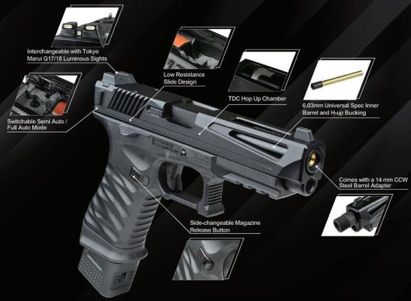 ICS ICP GBB瓦斯手槍 ICS Airsoft, ICS AEG, ICS 空氣軟槍, AEG 電動槍, 分離式 Gearbox, ICS M4