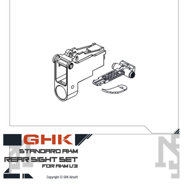 GHK AKM V3 表尺照門座 GHK,AK,AK-47,AK-74,AKM,AKM V3