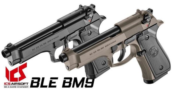 ICS BM9 M9 手槍 ICS Airsoft, ICS AEG, ICS 空氣軟槍, AEG 電動槍, 分離式 Gearbox, ICS M4