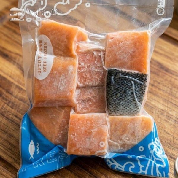 智利鮭魚菲力骰子 500克/包 